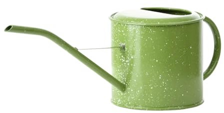 degawo Arrosoir en acier galvanisé aspect émail – Robuste et élégant pour le jardin et le balcon