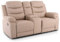 Raburg Kinosessel, 2er-Fernsehsessel, mechanische Relax- und Liegefunktion, Belastbarkeit 130 kg je Sitzplatz, Getränkehalter, Snack-Fach, Komfort-Polsterung, Mikrofaser, Pixx, Beige