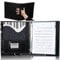 Sheet Music Folders Choral Binder: 3 Ring Piano Music Folder with Handle and Elastic Strap - A4 Size Sheet Music Organizer for Choir Singer Band Stage Performance Sheet Music Holder