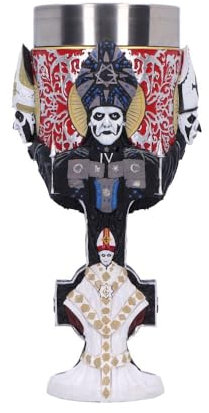 Nemesis Now Ghost Papa Evolution Gobelet en métal lourd à collectionner Décoration gothique Produit sous licence officielle Ghost