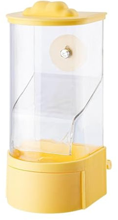 Automatic Bird Feeder, Pet Food Dispenser, Outdoor Automatic Dish, Husks Separation Feature Perch Included Sturdy Materials for Sparrows, 7.48x3.15 Inches