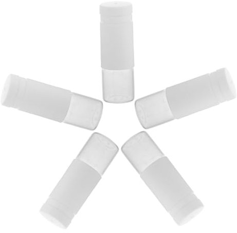 MUSISALY 5ml Travel Foundation Bottle Set Cosmetic Dispensing Bottles for Water Oil Refillable Plastic Containers for Skincare 5pcs