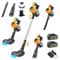 Home Cordless Vacuum Cleaner, Lightweight Upright , Compatible with DeWALT 20v/18v Batteries, 3 Suction Power Modes, 375W 45Kpa Cordless Vacuum Cleaner for Hardwood Floors(With 2*5.0AH Batteries)