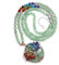 Jovivi Collana Ciondolo Albero della Vita Filo Avvolto con Gemme per Donna Ragazza Collana Pendente in Pietra Naturale a Catena con Perline 7 Chakra Yoga Gioielli Guarigione Reiki (Avventurina)
