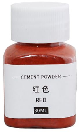 Pigmento a colori in cemento - polvere colorante di ossido di ferro da 30 ml per progetti di cemento, calce e argilla | Polvere color color per creazioni artistiche fai -da -te, finitura in gesso, cer