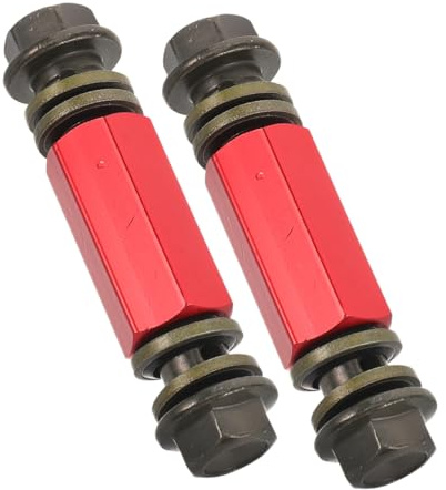 ABOOFAN Raccordo per Tubo Freno Moto in Metallo 2 Pezzi Connettore Estensione Tubo Flessibile per Freno Anteriore Compatibile Motociclette Accessori Custom Sicurezza Migliorata