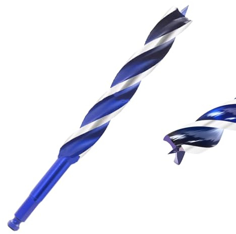 Wood Drill Bits, 14mm x 155mm Long Drill Bit for Wood Carbon Steel Quick Change Hex Shank Wood Drill Bit for Woodworking, Softwood and Plastic