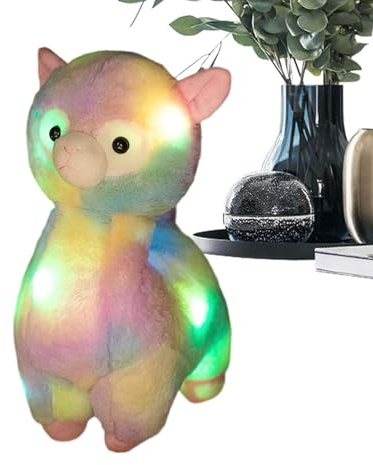 Mixnexorad Leuchtendes Plüschtier - Niedliches Kuscheltier | LED Kuscheltier Nachtlicht,Für Kinder Mädchen Zuhause Kinderzimmer Spielzimmer Schlafenszeit