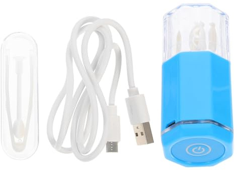 Veemoon Electric Cleaner for Lens Portable Automatic Lens Cleaning Machine with USB Cable and Abs Material Suitable for Home and Office Use Efficient Biochemical Electrolysis Reaction