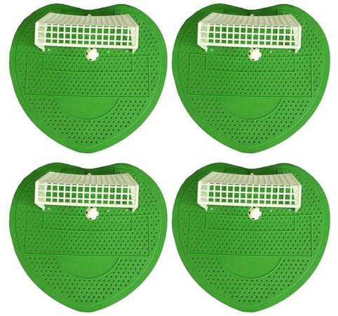 Urinal Screens 4 Pcs Football Goal | Strainer for Hotel Foot Bath Dining Room