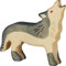 Holztiger Wolf, heulend, 80109