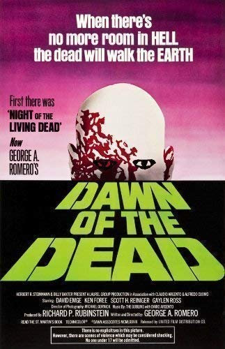 DAWN OF THE DEAD... Classic Horror Movie Poster A1 A2 A3 A4 Sizes (A3 Size)