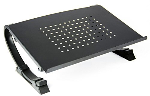 VIVO Laptop/Notebook & Monitor Riser voll einstellbare Kurve schwarz-Stand (Stand-v001n)