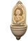 SHAN ACQUASANTIERA DA PARETE ANGELO CUSTODE MANI GIUNTE STELLA REGALO NATALE B