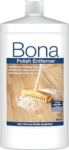 Bona Parkettpflege Öl Polish Remover, Parkett Pflegeöl Entferner 1 L