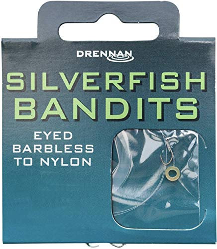 Drennan Silverfish Bandits Eyed Barbless 16 To 3lb 8oz Qty 8