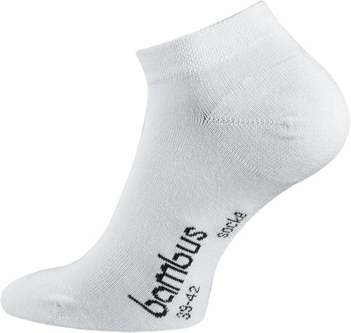 TippTexx 24 6 Paar Bambus Sneakersocken mit Anti-Loch-Garantie, Ökotex