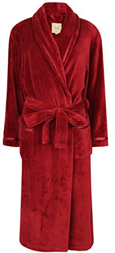 Florentina Vestaglia da donna in pile con dettaglio di nastro (XL)