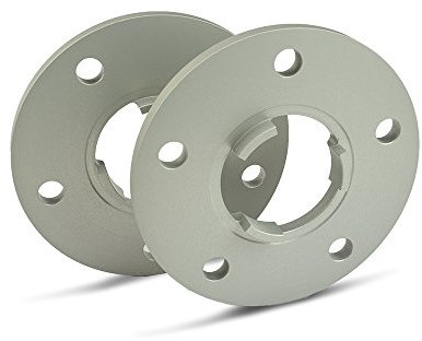 SCC Spurverbreiterung 12424E - silber eloxiert - LK: 130/5 NLB: 71,6 - 10mm - 2 Stück