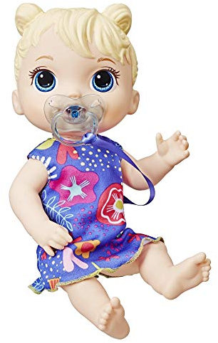 Baby Alive Süßes Schnullerbaby, blondhaarige Puppe für Kinder ab 3 Jahren