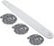 FEVERWORK 20 Inch Chainsaw Bar with 3pcs 3/8 72DL .63 Inch Chains for STIHL Chain Saw