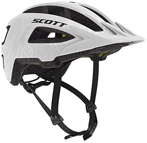Scott Unisex – Erwachsene 275208 Fahrradhelm, weiß, Small/Medium
