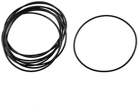 10 Stück Gummidichtung schwarz O-Ring O-Ring 60 mm x 57 mm x 1,5 mm