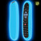 Custodia in Silicone per Sky Q Sostitutivo Telecomando Guscio per Sky Q EC101/Non-Touch/Touch Edition Mini/Box/Silver/Sky Glass Remote Protettiva Cover Anti-Scivolo Cassa Copertura(Blu Fluorescente)
