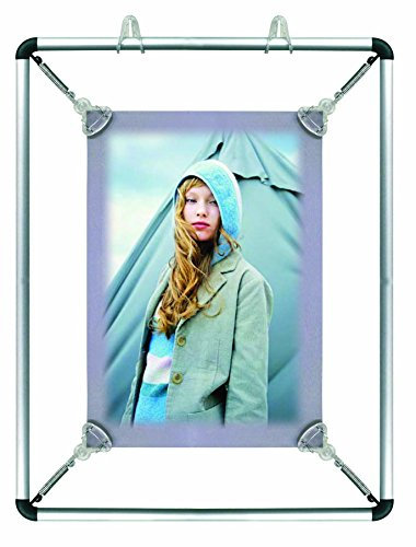 DISPLAY SALES Spannrahmen aus Aluminium | Posterstretch Rahmen im Hoch- und Querformat nutzbar | Plakatrahmen in vielen DIN Formaten (DIN A4)