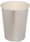 FIESTAS GUIRCA | 6 Gobelets Jetables (240 ml) (10 cm) - Décoration de Table pour Fêtes d'Anniversaire et Nouvel An - Idéal pour Célébrations et Événements - Argent