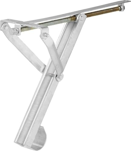 Ausdrehstütze Wohnwagen Wohnwagenstützen Kurbel Stützen Anhängerstütze (500kg 460x195mm H:440mm)