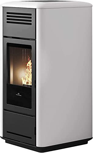 EDILKAMIN TERMOSTUFA A PELLET MILLA H 15 UP Weiß Cremefarben