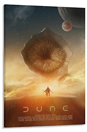 NANXIANG Dune Poster Science Fiction Filmposter 2 Kunstwerke Leinwand Poster Wandkunst Drucke Zuhause Moderne Dekoration 30 x 45 cm