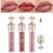 Tinted Lip Balm, 3PC Lipstick Lipgloss Waterproof Long Lasting Lipstick for Lip Plumper Gloss And Makeup,Liquid Blush Lip Tint Gift (Blushing Cinnamon, Milky Peachy Pink, Oat-Semi-Sheer)