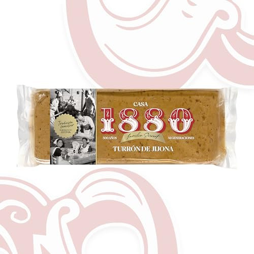 1880 - Touron de Jijona Rilsan, Qualité Suprême, Sucrerie typique de Noël, Recette Artisanale, 300g