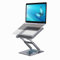 MCHOSE Laptop Stand for Desk, Sit to Stand Computer Stand, 360° Rotation, Portable Aluminum Standing Laptop Riser, Ergonomic Adjustable Holder Compatible with MacBook Air/Pro, Laptops 10-16, Grey