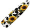 Jeiento Yellow Sunflower Ironing Board Cover Hook and Loop Fasteners Polyester Ironing Covers Black Cow Spots Stain Resistant 15x54 Ironing Board 15x54 Protective Replacement Covers