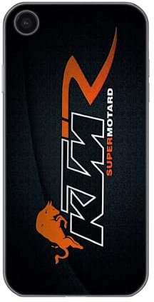 Cover in silicone morbida trasparente per Apple iPhone stampata in Francia Moto (iPhone 7/8/SE)