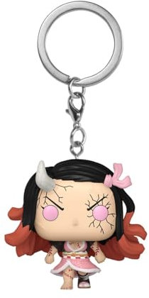 Funko Pop! Keychain: DS - Nezuko Kamado - (Demon Form) - Demon Slayer - Mini-Figurine en Vinyle à Collectionner Porte-clés Fantaisie - Cadeau de Noël - Idée de Cadeau - Produits Officiels
