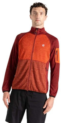 Dare 2b Herren The Active Mountain Series Zip Through Fleece, rot, M