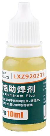 Aluminium Flussmittel, 10 Ml No Clean Aluminium-Flüssiglot 10 Ml, Schweißzubehör Für Aluminium, Kupfer, Batterie, Zinn, Eisen, Verzinkte Bleche, Edelstahl