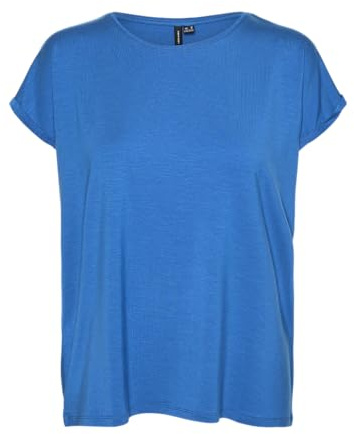 VERO Moda Damen Vmava Plain Ss Top Gajrs Noos T-Shirt