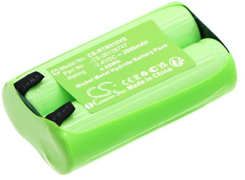 Cameron Sino Ersatz Akku für Rowenta TN5100F0/3M0, TN5120F0/3M0, TN5140F0/3M0, TN5141E5/3M0, Tondeuse Wet & Dry PN:Rowenta CS-00135747 2000mAh / 4.80Wh