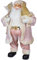 Christmas Paradise stehender Weihnachtsmann Jonte rosa Dekofigur XL (80cm)