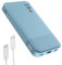 NOBIS Power Bank de 10,000 mAh, Bateria Portatil de 25W, bateria Externa Carga rapida con Pantalla LED Power Bank, Entrada y Salida USB-C para Phone 16/15/14/13/12, (Azul, 10000)