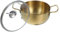 MAGICLULU 1 Satz Ramen-Topf non stick pan antihaft topf Einweihungsgeschenk Mini-Kochtopf pfannenwender lebensmittel Nudeltopf aus Edelstahl Haushaltskochgeschirr Rostfreier Stahl Golden