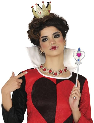 FIESTAS GUIRCA Zauberstab Prinzessin Gold (30 cm) – Kostümzubehör für Prinzessinnen und Prinzen – ideal für erwachsene Frauen zu Halloween und Karneval – Gold