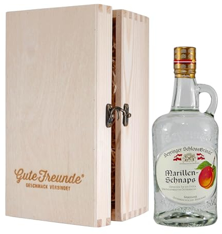 Seyringer Schlossbrände Marillenschnaps mit Geschenk-HK
