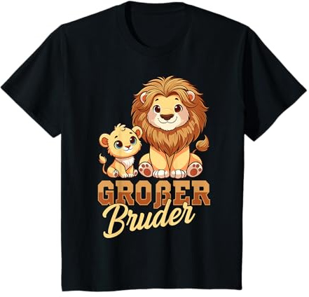 Kinder Großer Bruder 2026 Löwe T-Shirt