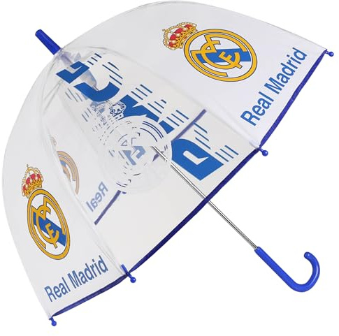 sarcia.eu Transparenter automatischer Klappschirm für Kinder (Real Madrid)